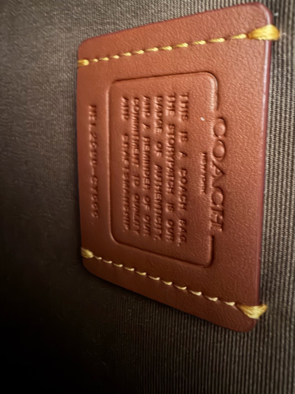 EUC Coach Maggie Stone Brown Leather Tote Bag - Structured Satchel - Picture 6 of 7